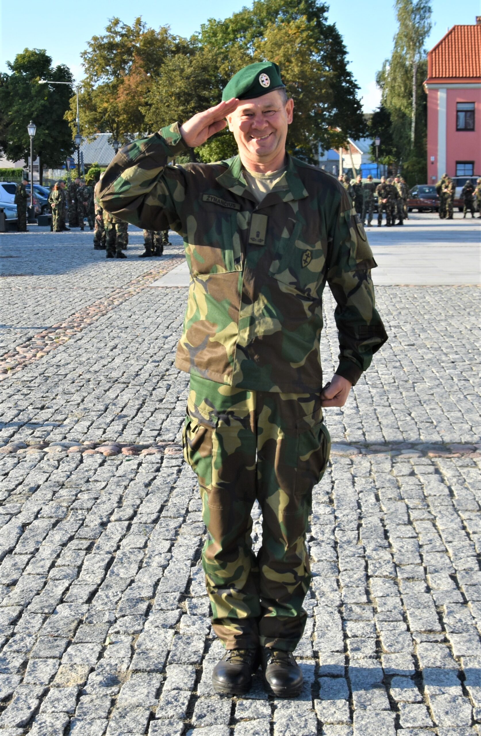 Lietuvos šaulių sąjungos Kauno apskrities rinktinės vadas, atsargos kapitonas Vytautas Žymančius