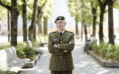 Tarnybą Šaulių sąjungoje baigiančiam ats. mjr. Židrūnui Šadauskiui – aukščiausias apdovanojimas